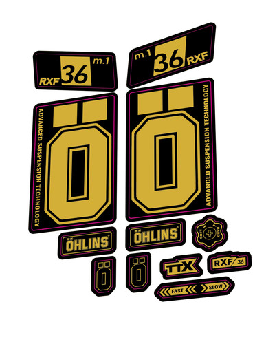 Ohlins rfx fork decal - fork,