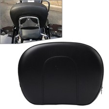Sissy Bar Backrest Pad PU Leather Fit Harley Touring Road Street Glide 1997-2023