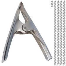 6" Metal Market Stall Clips Clamps Grips Holder Clasp Fastener Holder 175 Pack