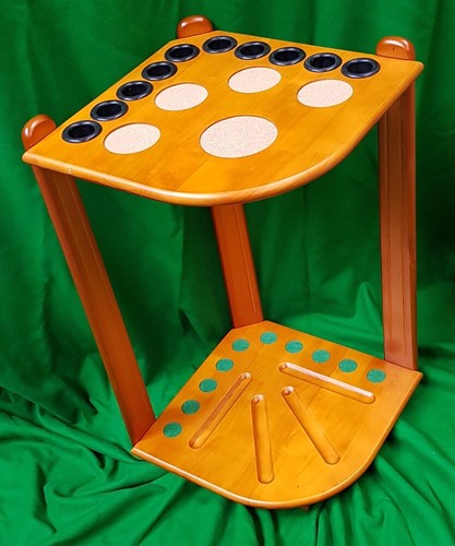 Snooker cue rack - stand, corner