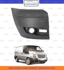 FORD TRANSIT FRONT BUMPER CORNER RIGHT DRIVERS SIDE RH END CAP MK7 2006 - 2014 