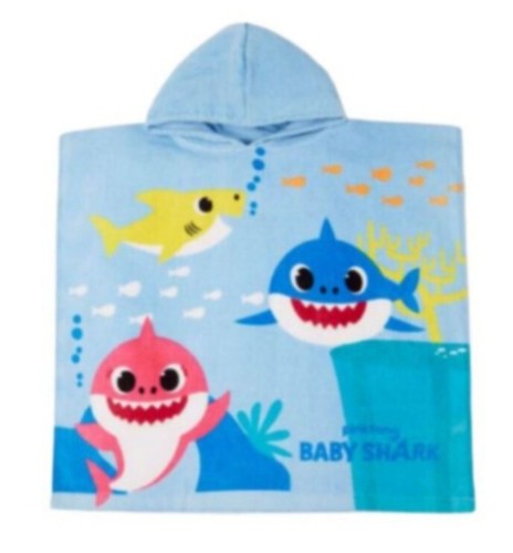 Baby shark hooded - shark, poncho