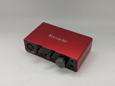 FAULTY Focusrite Scarlett Solo 3rd Gen USB audio interface studio podcast guitar