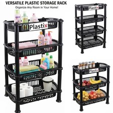 3 4 Tier Plastic Storage Shelf