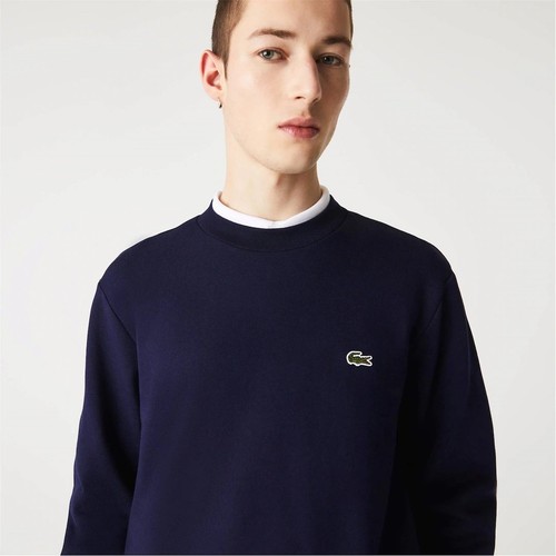 Lacoste fleece crew - fleece, neck