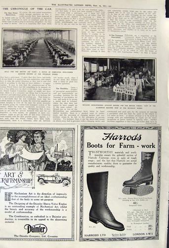 Old vintage print 1917 - old,