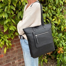 Rowallan Black Leather