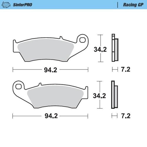 Motomaster front pro racing - motomaster, gp