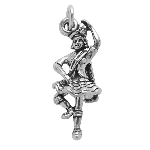 925 sterling silver bagpiper - 925,