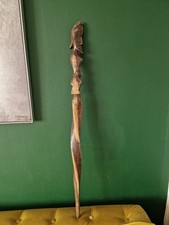 Vintage unusual hand carved Jamacian walking stick