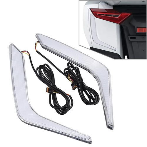 Pair clear rear saddlebag - rear,