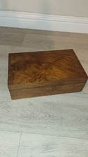 Walnut Antique Writing Slope Box