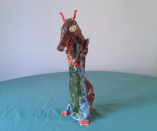 Unusual dragon sculpture - unusual,