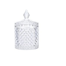 Crystal Glass Sugar Jar with
