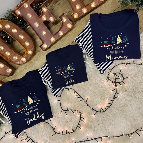 Personalised family christmas - family,