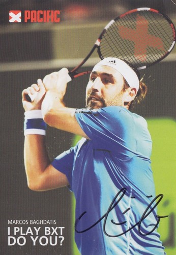 Marcos baghdatis hand - hand, signed