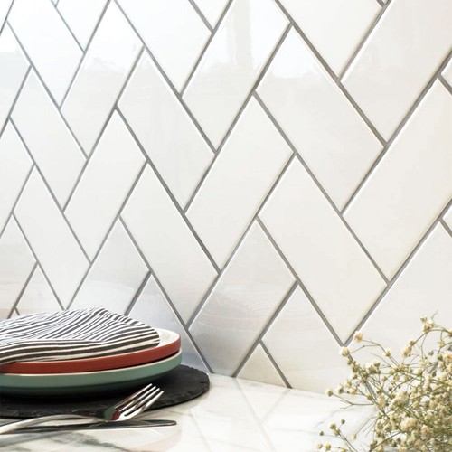 Metro tiles flat white - tiles,