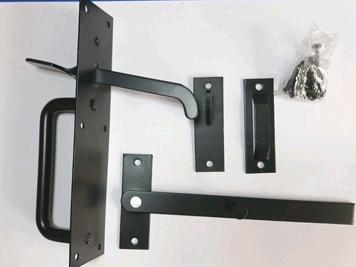 Black suffolk latch - black,