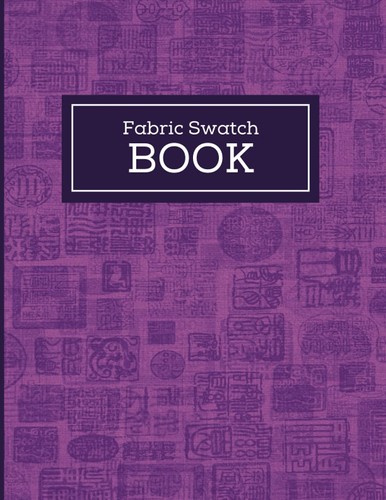 Fabric swatch book journal - book, a