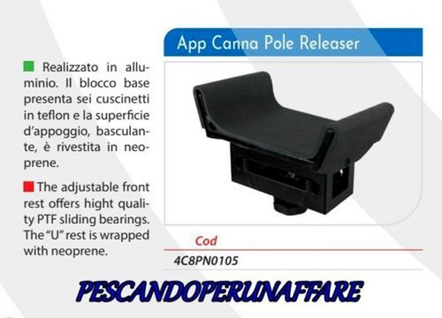 Milo pole release - rod, support