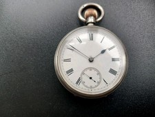 Antique Silver T.P.Hewitt (TPH)  Lancashire Watch Co Pocket Watch. Chester 1896.