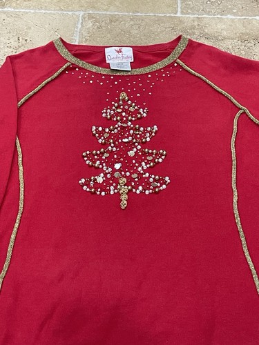 Christmas tree beaded sequin - tree,