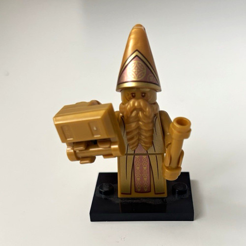 Lego minifigures gold wizard - lego,