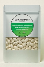 Scinaturals Glucosamine Chondroitin MSM Vitamin C – 360 Tablets Joint Support