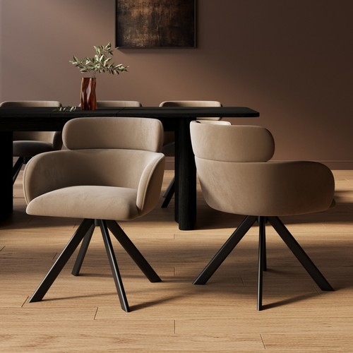 Set beige velvet - of, 2
