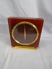 VINTAGE JAEGER LECOULTRE 8 DAY DESK CLOCK CALIBRE 479 FOR SPARES OR REPAIR