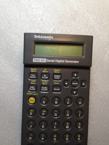 Tektronix tsg 601 serial - tektronix,