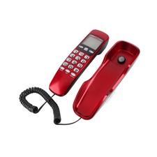 Red Mini Wall Telephone Home