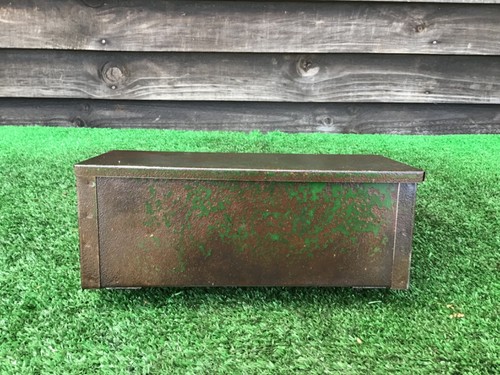 Vintage tractor toolbox - tractor, toolbox.