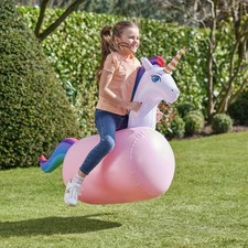 Inflatable Unicorn Hopper Toy
