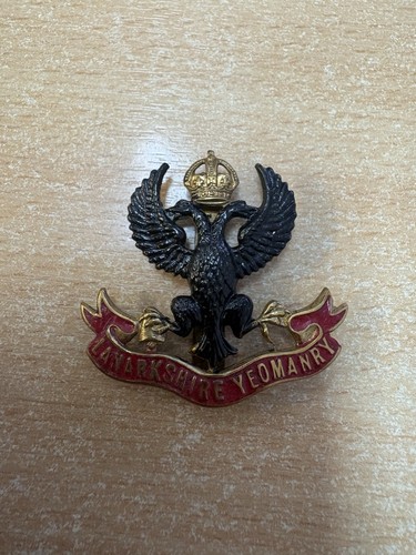 Lanarkshire yeomanry cap badge - lanarkshire,
