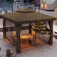  Double Thatched Roof