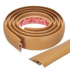 Laminate Floor Transition Strip 0.5" 6.6ft Transition Cover Yellow Oak