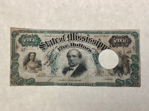 1870 state mississippi 5 - ~, of