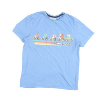 Difuzed Boys Blue Mario Kart Graphic T-Shirt S Casual