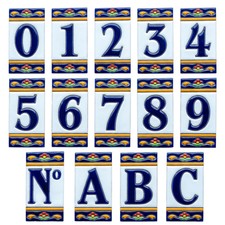 Marbella Ceramic House Number
