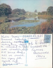 Burnby Hall Gardens Pocklington AR Mitchell 1985 postmark Landscapes