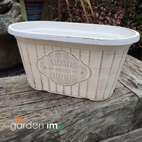 Garden planter oval trough - garden,