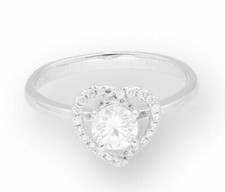 18Carat White Gold Heart