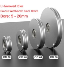 U-Grooved Idler Pulley For