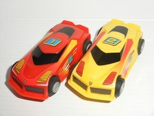 9V MICRO Scalextric - Pair of Hyper Cars - Nr. Mint (New Pick-Ups)