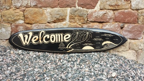 Surfboard wooden model - wooden,