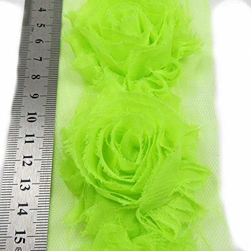 Frayed chiffon rose flowers - chiffon,