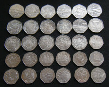 ISLE OF MAN 50P / FIFTY PENCE - CHRISTMAS COIN - CHOOSE YOUR YEAR