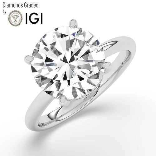 Round solitaire labgrown - solitaire,