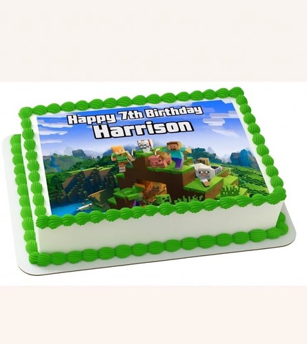 Personalised square minecraft - personalised,